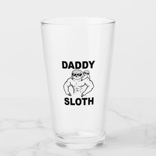 Papa Luiaard Glas (Voorkant)