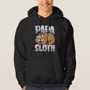Papa Luiaard Luie Luiaards Papa Schattig Vaderdag Hoodie