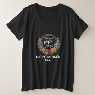 Papa maakt mijn hart compleet grote maat t-shirt