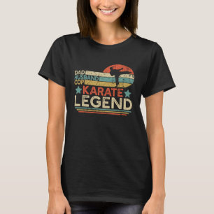 Papa Man Man Cop Karate Legend Karate Vechten Poli T-shirt