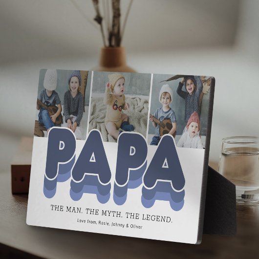 Papa Man Myth Legend Foto Fotoplaat