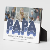 Papa Man Myth Legend Foto Fotoplaat (Zijkant)