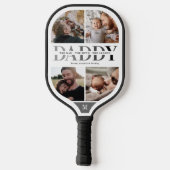 Papa Man Myth Legend Foto Pickleball Paddle (Achterkant)