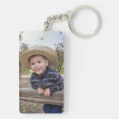 Papa Man Myth Legend Foto Sleutelhanger (achterkant)