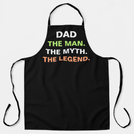 Papa Man Myth Legend Funny Quote Mannen Schort