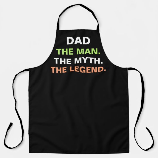 Papa Man Myth Legend Funny Quote Mannen Schort (Voorkant)
