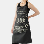 Papa Man Myth Legend Funny  Schort (Insitu)