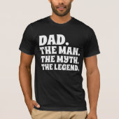 PAPA MAN MYTH LEGEND PAPA VADERDAG T-shirt (Voorkant)