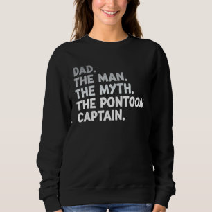 Papa Man Myth Pontoon Kapitein Mannen Trui