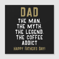 Papa Man Mythe Legende Coffeverslaafde Grappig 