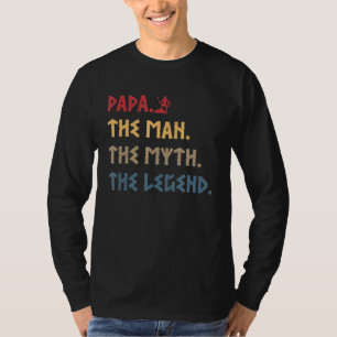 Papa Man mythe legende viking voor Mannen vader T-shirt