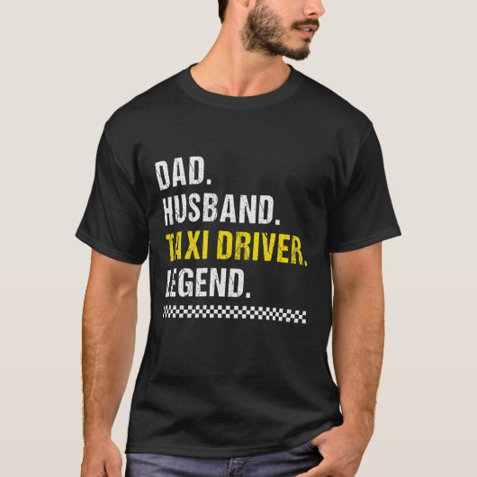 Papa Man Taxi Driver T-shirt (Voorkant)