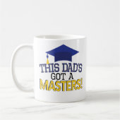 Papa Masters Degree Afstuderen Coffee Mok MBA (Links)