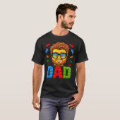 Papa Meester Bouwer Bouwstenen Blokken Vaders T-shirt (Voorkant volledig)