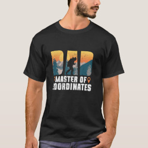 Papa - Meester van Coördinaten - Geocaching Geocac T-shirt