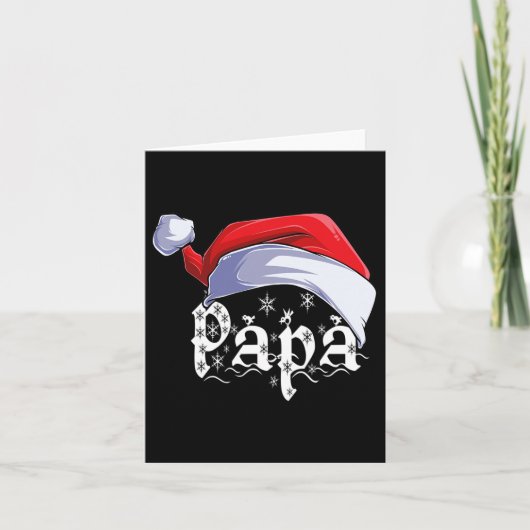 Papa Merry kerstkerstkerstkerstkerstkerstkerstkers Kaart (Voorkant)