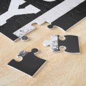 Papa met Amerikaanse vlag Legpuzzel (Zijkant)