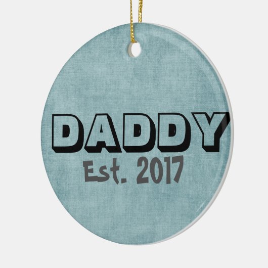 Papa met  Datum Ornament instellen (Links)