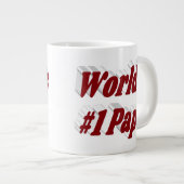 Papa met de ondergrondse halve tekst gigantische k grote koffiekop (Voorkant rechts)