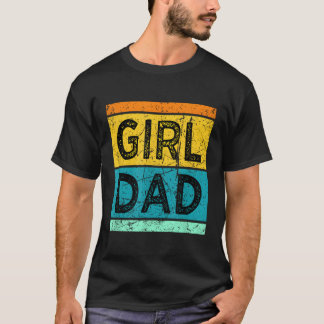 Papa met dochters hashtag voor t-shirt