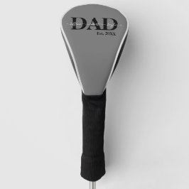 Papa met namen kinderen Jaar Donkere Golf Head Cov Golfheadcover
