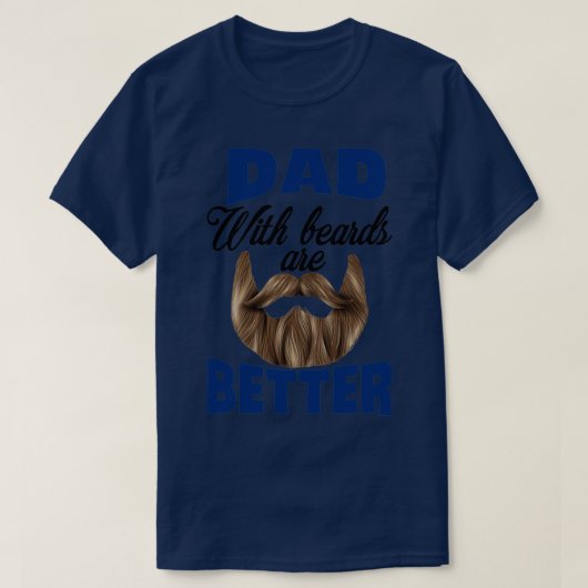 Papa met oorten is beter vaderdag Shirt (Design voorkant)