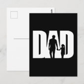 Papa met Shirt-Vaderdag-T-Shirt ideeën Briefkaart (Voorkant / Achterkant)