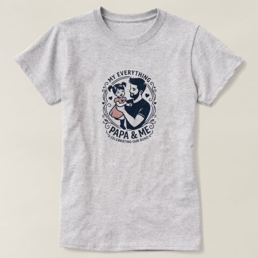 Papa & Mij Bond T-shirt (Design voorkant)