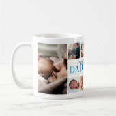 "Papa & mij" Eerste Vaderdag Foto Koffie Mok (Links)