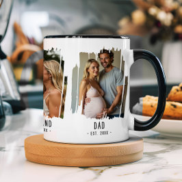 Papa Mijlpalen Foto's & Jaar Tekst op Maat Cadeau Mok