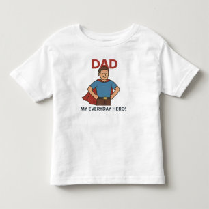 Papa, mijn dagelijkse held! Super Dad Kinder Shirts