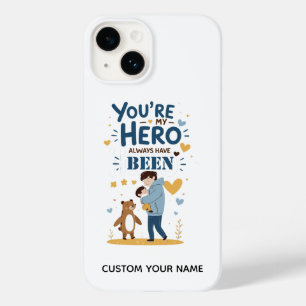 Papa, mijn eeuwige held 💙 – Hartelijke Vaderdag Case-Mate iPhone 14 Hoesje
