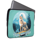 Papa, mijn gids laptop sleeve (Voorkant Rechts)