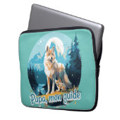 Papa, mijn gids laptop sleeve (Voorkant Links)