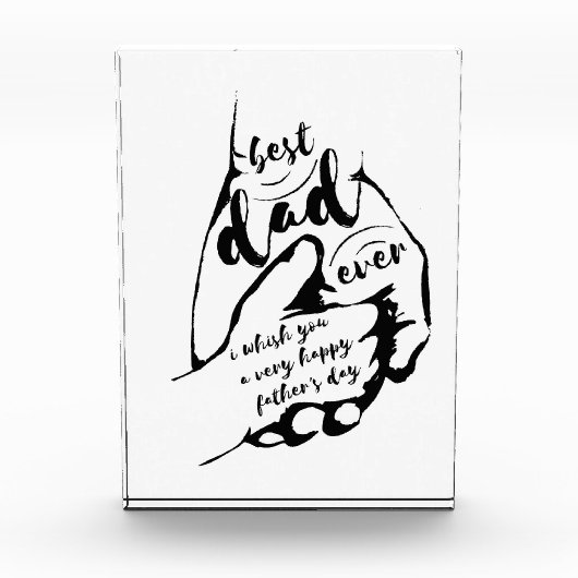 Papa & Mijn Handen Fotoblokken (Voorkant)