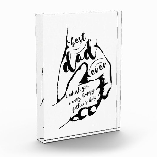 Papa & Mijn Handen Fotoblokken (Links)