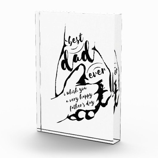 Papa & Mijn Handen Fotoblokken (Rechts)