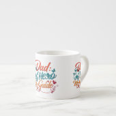 Papa: Mijn Held, Mijn Gids - Speciale Espresso Mok (Voorkant rechts)