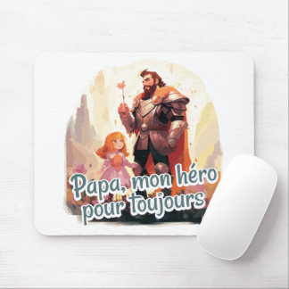 Papa, mijn held voor altijd muismat