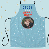 Papa mijn superheld Fun Fotovaders dag Schort
