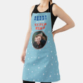 Papa mijn superheld Fun Fotovaders dag Schort (Insitu)