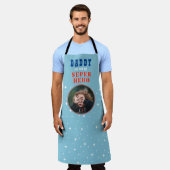 Papa mijn superheld Fun Fotovaders dag Schort (Gedragen)