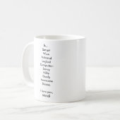 Papa, mijn vader, is... SmartWiseRationalLogicalCo Koffiemok (Voorkant links)