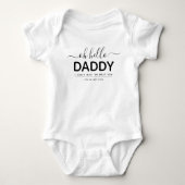 papa | Minimaliseringsminimalistische Baby-badpak Romper (Voorkant)