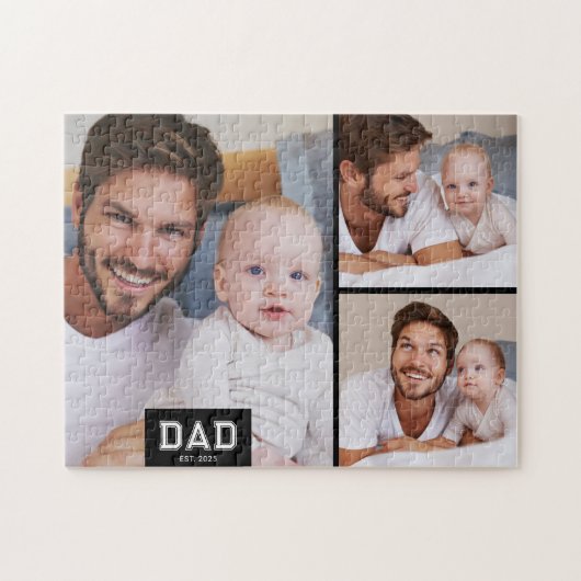 Papa Modern 3 Foto Legpuzzel (Horizontaal)