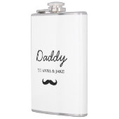 papa | Moderne Vaderdag-Kinder namen Flask Heupfles (Links)