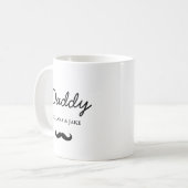 papa | Moderne Vaderdag-Kinder namen koffie Mok (Voorkant links)