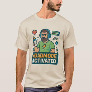 Papa-modus geactiveerd – Superheld Papa Leven T-shirt