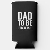 Papa moet aangepaste Baby vervaldatum zijn Koelbox Seltzer Blikjeskoeler (Voorkant)