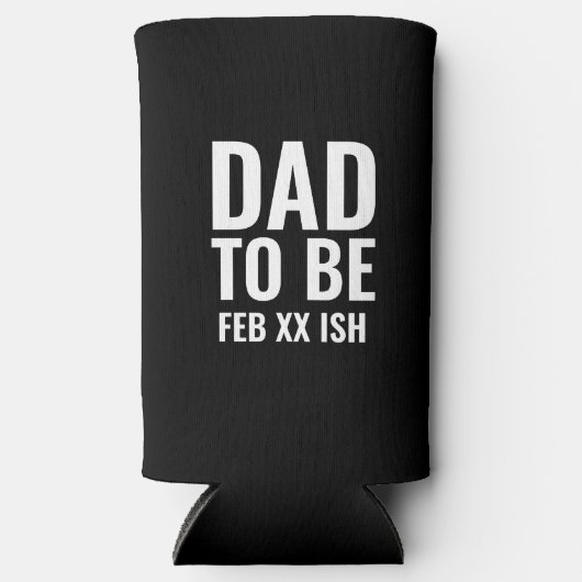 Papa moet aangepaste Baby vervaldatum zijn Koelbox Seltzer Blikjeskoeler (Voorkant)